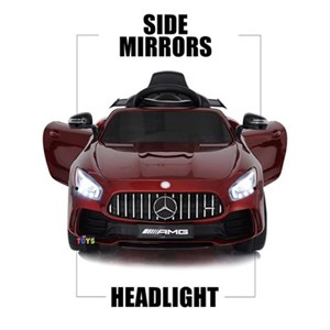 اسباب بازی ماشین شارژی بنز متالیک دو موتور AX2050_اسباب بازی ماشین شارژی